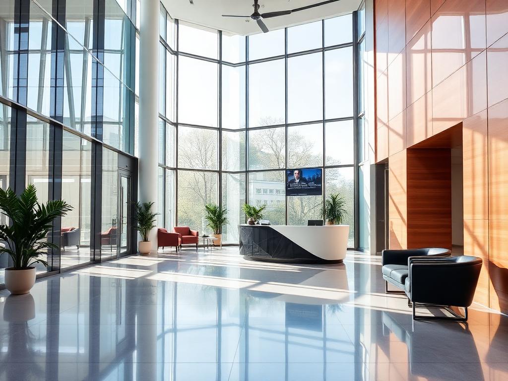 Modern Office Lobby